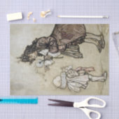 『小さな白い鳥』のアーサー·ラッカム·アート 薄葉紙 (クラフト)