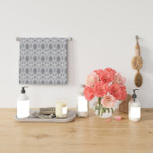 小さな白落ちたいフローラ(パターン) キッチンタオル