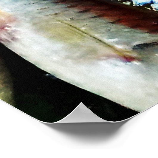 小さな白身魚 ポスター (角)