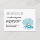 小さな真珠が途中で本のためにベビー エンクロージャーカード (正面)