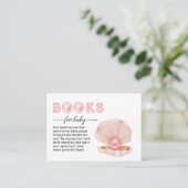 小さな真珠が途中で本のためにベビー エンクロージャーカード (スタンド正面)