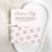 小さな真珠の本ベビー赤ちゃんシャワー エンクロージャーカード