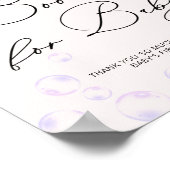 小さな真珠の本ベビー赤ちゃんシャワー ポスター (角)