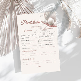 小さな真珠の赤ちゃんシャワー予測ゲーム