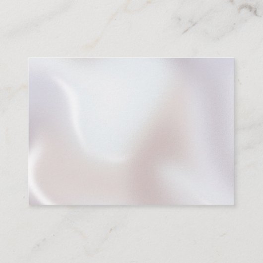 小さな真珠の赤ちゃんシャワー エンクロージャーカード (裏面)