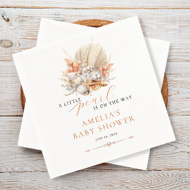 小さな真珠海岸真珠の赤ちゃんシャワーナプキン スタンダードカクテルナプキン