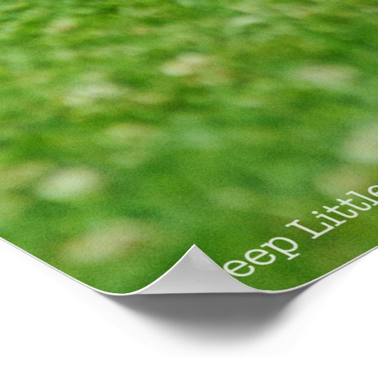 小さな眠り ポスター (角)