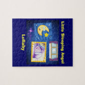 小さな眠る天使の写真パズルとギフトボックス ジグソーパズル (横)