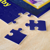 小さな眠る天使の写真パズルとギフトボックス ジグソーパズル (側面)