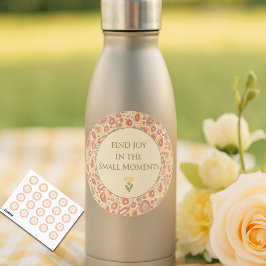 小さな瞬間に喜びを見つける ラウンドシール