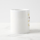 ✨ 小さな瞬間に魔法は宿る – ホリデーマグ ジャンボコーヒーマグカップ (正面)