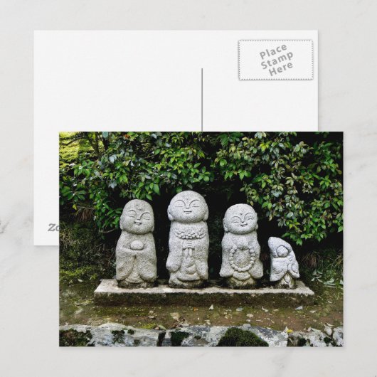 小さな石像 ポストカード (正面/裏面)