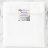 小さな祈りの言葉 スクエアシール (バッグ)