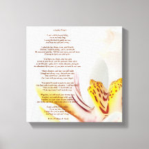 「小さな祈りの言葉」蘭