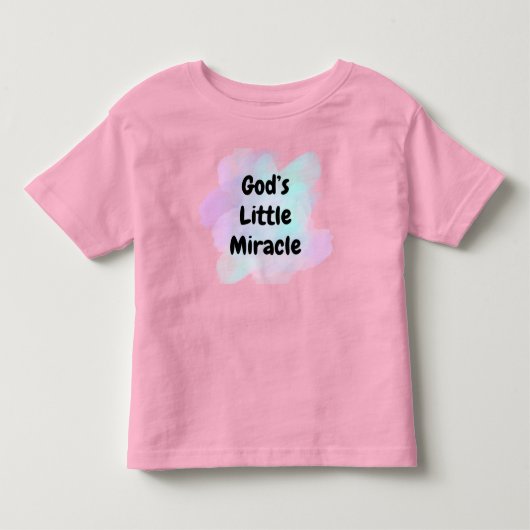 小さな神の奇跡 トドラーTシャツ (正面)