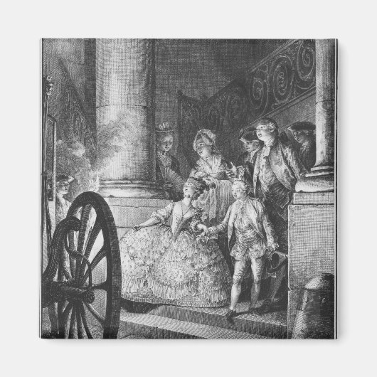 小さな神の父 マグネット (正面)