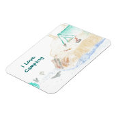 小さな私はキャンピングマグネットが大好き マグネット (左側)