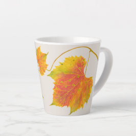 小さな秋マグのDottyスポットラテ カフェラテマグ