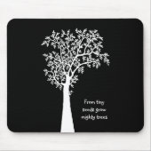 小さな種から力強い木が生素晴らし先生 マウスパッド (正面)