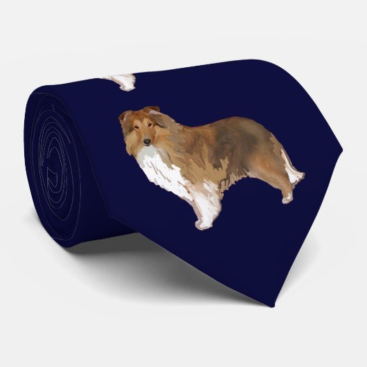 小さな立ち並ぶシェルネクタイ ネクタイ (ロール)