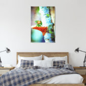 小さな竜が眠る キャンバスプリント (インサイチュ (寝室))