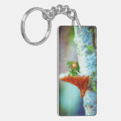 小さな竜が眠る キーホルダー (正面左)