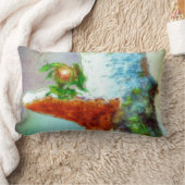 小さな竜が眠る ランバークッション (ブランケット)