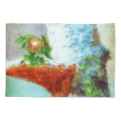 小さな竜が眠る 枕カバー (裏面-左)