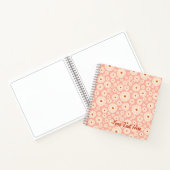 小さな粉末ピンクの花 ノートブック (内部)