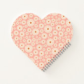 小さな粉末ピンクの花 ノートブック (裏面)