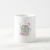 小さな紅茶のドラゴン コーヒーマグカップ (中央)