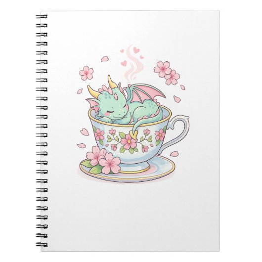 小さな紅茶のドラゴン ノートブック (正面)