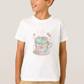 小さな紅茶のドラゴン Tシャツ (正面)