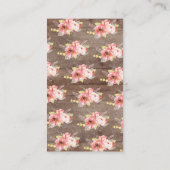 小さな素朴かぼちゃの赤ちゃんシャワーおむつラッフル エンクロージャーカード (裏面)