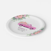 小さな素朴かぼちゃの赤ちゃんシャワー紙プレート ペーパープレート (アングル)