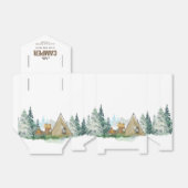 小さな素朴キャンパーの赤ちゃんシャワー フェイバーボックス (折り畳みなし)