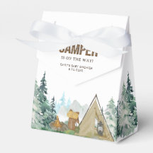 小さな素朴キャンパーの赤ちゃんシャワー