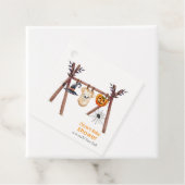 小さな素朴ブハロウィーン服ベビースシャワー フェイバータグ (インサイチュ)