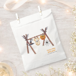 小さな素朴ブハロウィーン服ベビースシャワー フェイバーバッグ