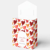 小さな素朴恋人のバレンタインデーシャワー フェイバーボックス (見開き)