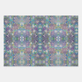 小さな紫色のヘイズフローラ包装紙 ラッピングペーパーシート (正面2)