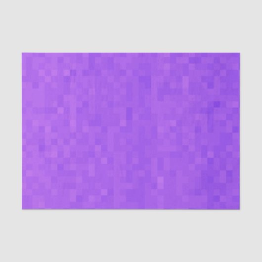 小さな紫色のモザイク正方形タイル、ティッシュペーパー 薄葉紙 (正面)