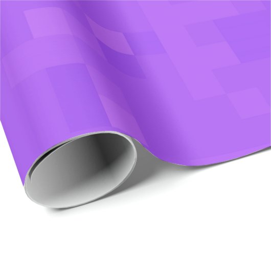 小さな紫色のモザイク正方形タイル、ラッピングペーパー ラッピングペーパー (ロールコーナー)