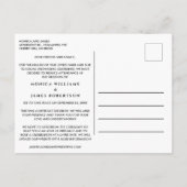 小さな結婚式　計画変更　ユーカリ 案内ポストカード (裏面)