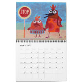 小さな絵画カレンダー カレンダー (3月 2027)