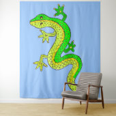 小さな緑のトカゲ タペストリー (インサイチュ)