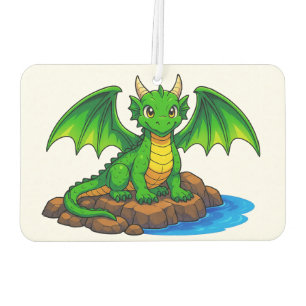 小さな緑のドラゴン カーエアーフレッシュナー