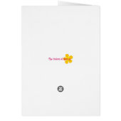 小さな緑のフローラ – ソルの歌。2:13グリーティングカード (裏面)