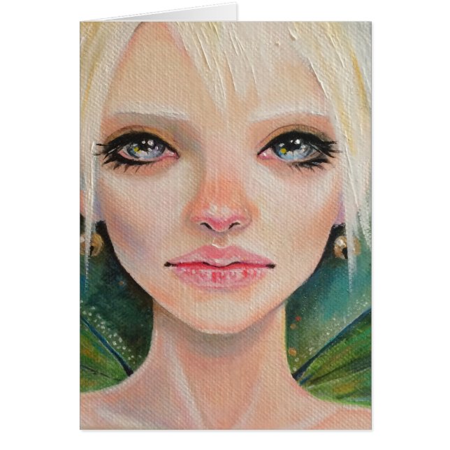 小さな緑の妖精 (正面)