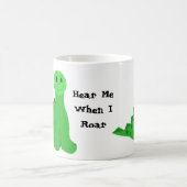 小さな緑の恐竜 コーヒーマグカップ (中央)